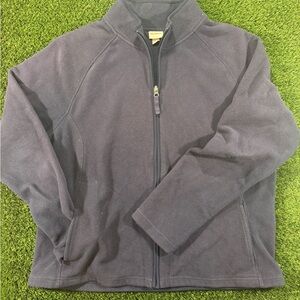 Merona Charcoal Full-Zip Fleece Jacket